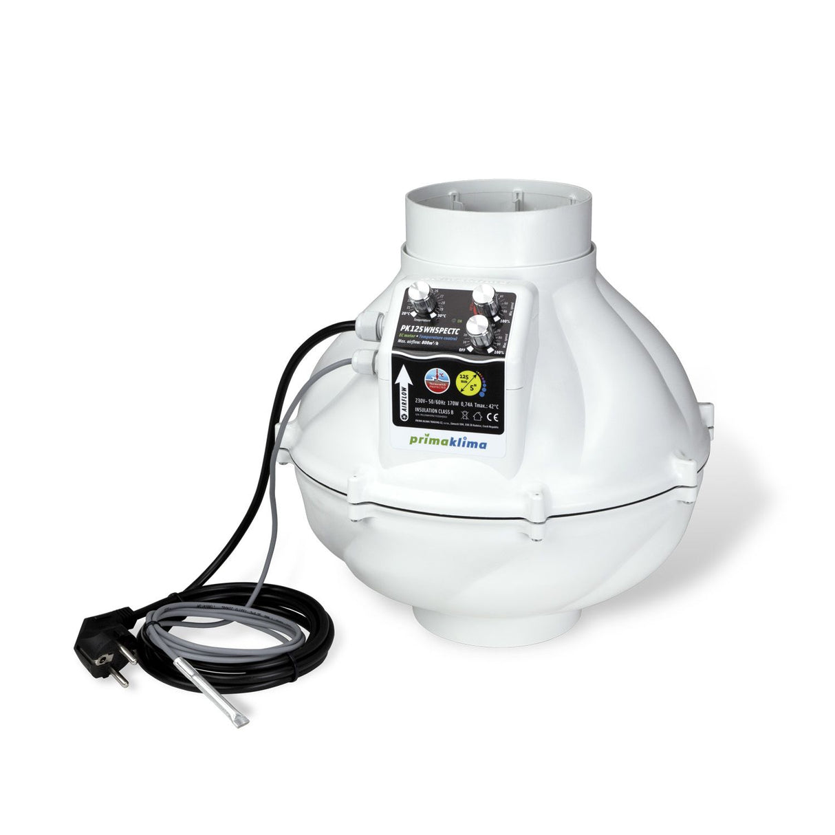 PrimaKlima PK125-WHSP EC-TC 800 m³/h
