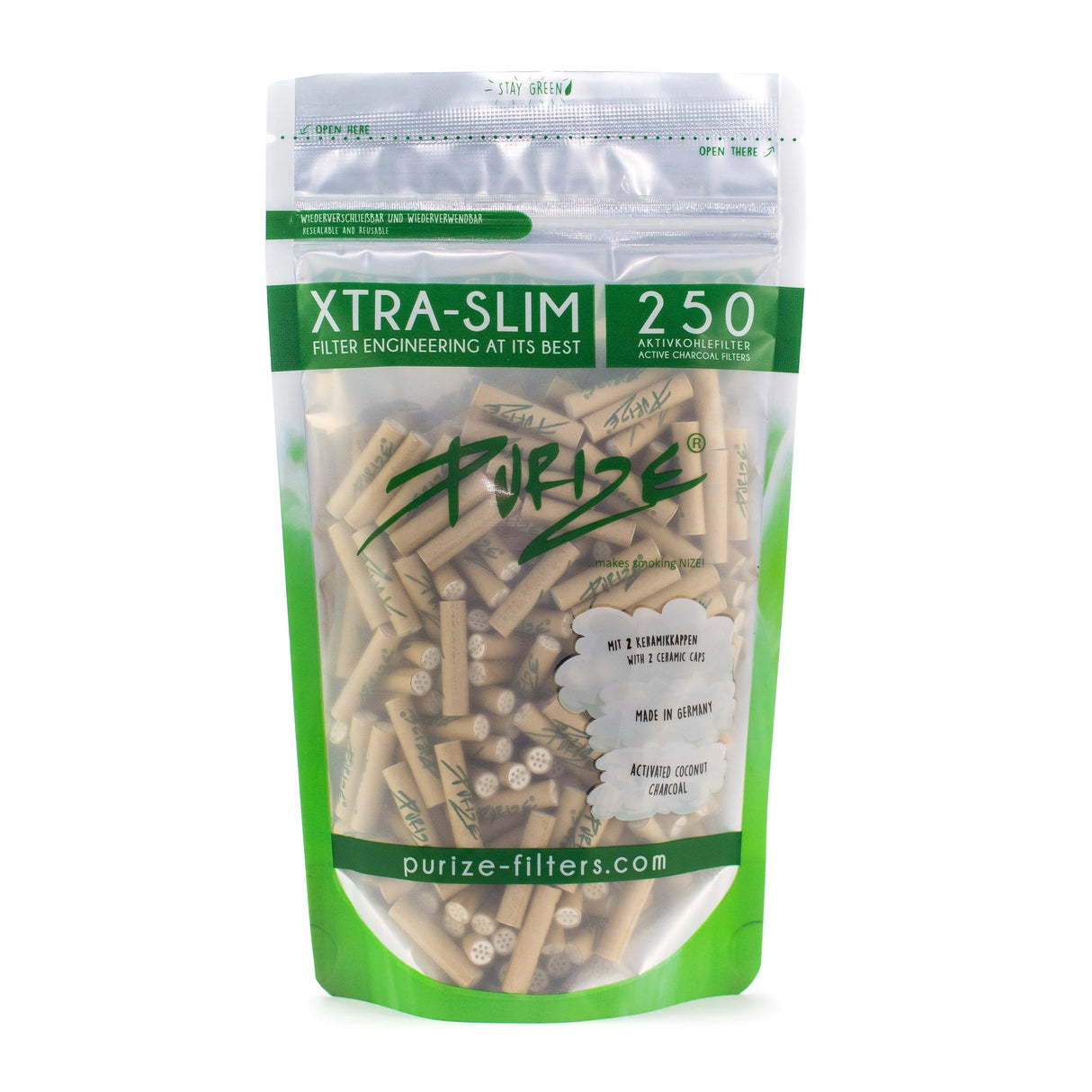 33 PURIZE® XTRA Slim Aktivkohlefilter