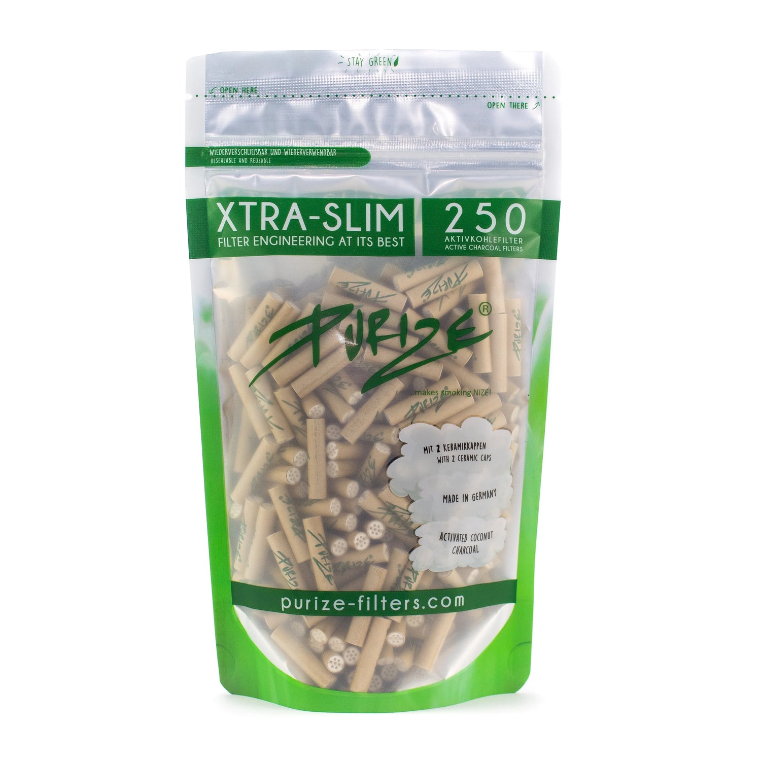 33 PURIZE® XTRA Slim Aktivkohlefilter