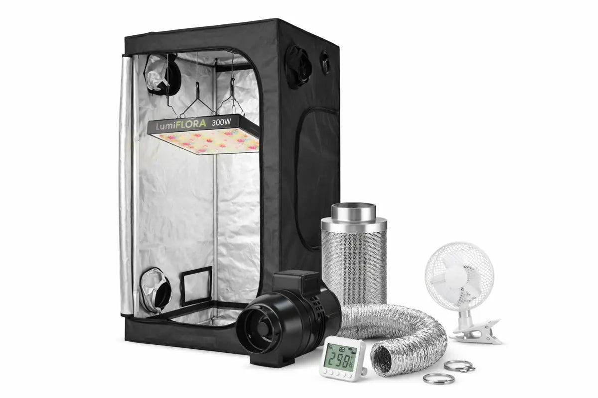 LED Grow-Komplettset 80x80 Low Budget