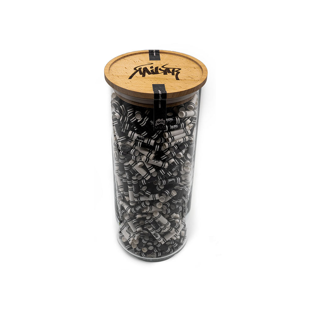 825er Glas Cellulose Slim Aktivkohlefilter