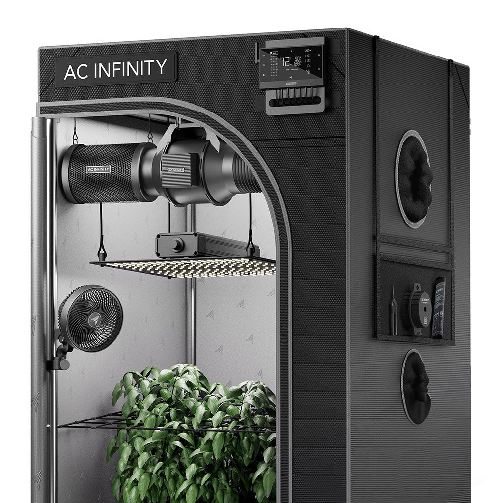 AI+ Grow Zelt-System 90 x 90 x 180 cm, 3-Pflanzen-Set
