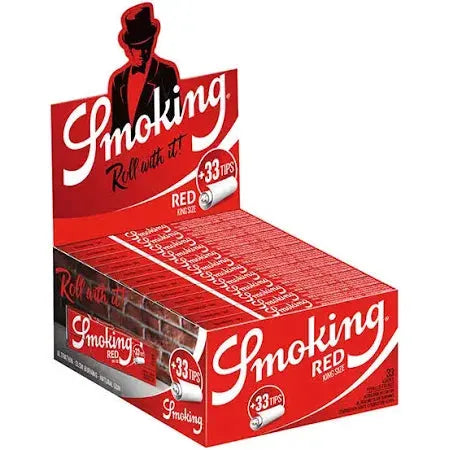 Smoking Red King Size +Tips