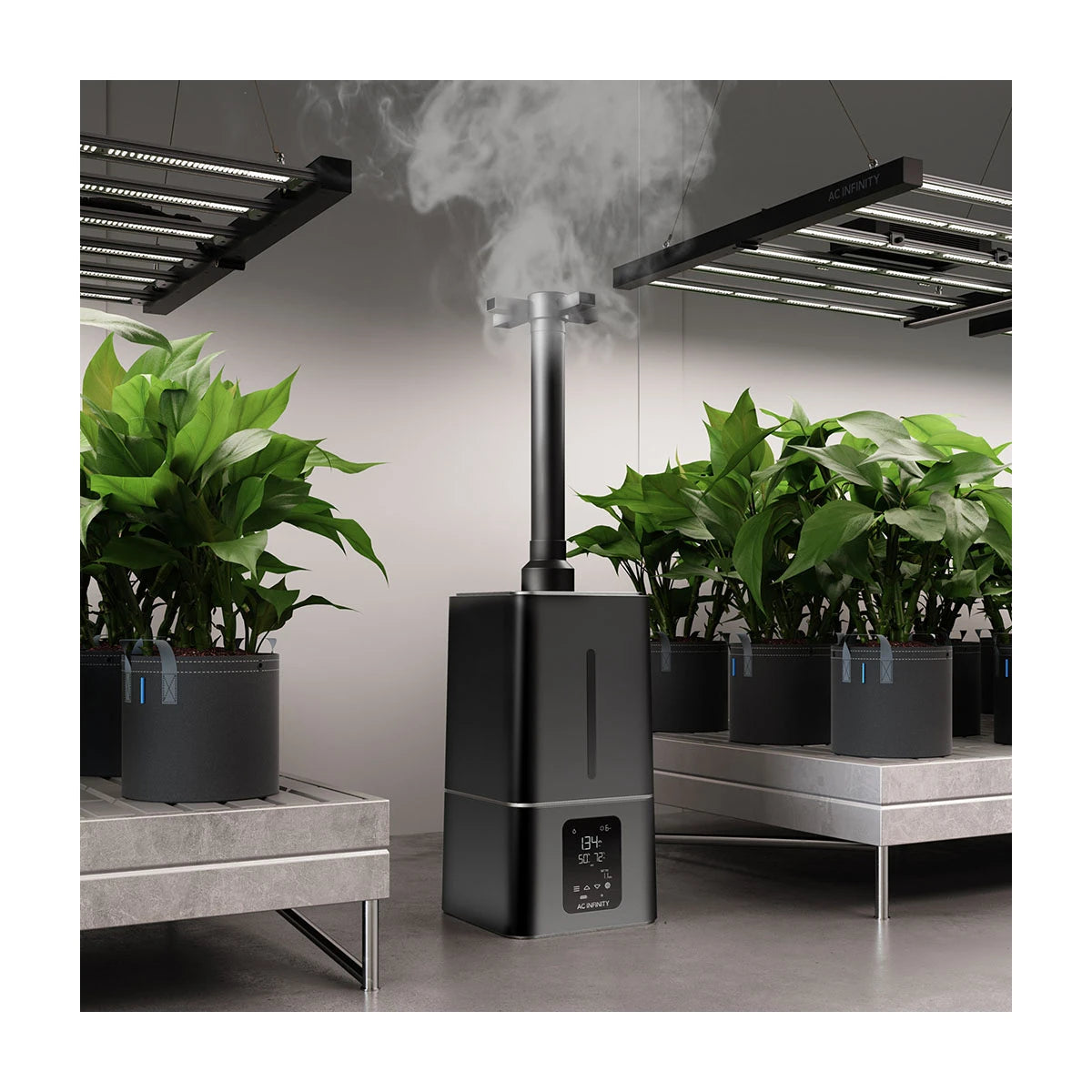 CLOUDFORGE T7 (Gen 2), Luftbefeuchter, 15 Liter, intelligente Steuerung, gezielte Zerstäubung