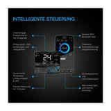 AC Infinity CLOUDLINE PRO T4, leises Inline-Lüftersystem mit Temperatur- und Feuchtigkeitssteuerung, 100 mm