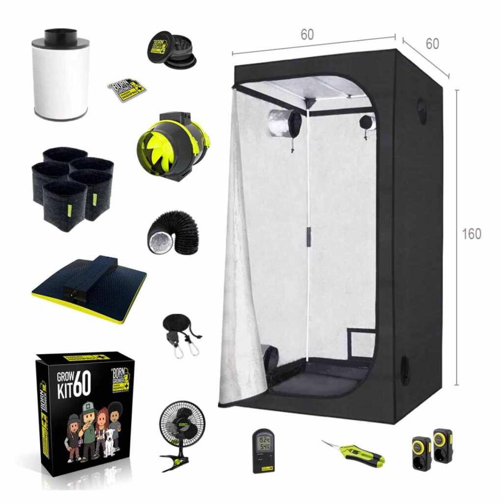 Garden Highpro Growset 60x60x160cm | LED mit 60 Watt |