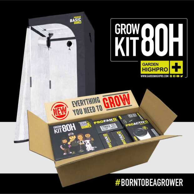 Garden Highpro Growset 80x80x180cm | LED mit 150 Watt |