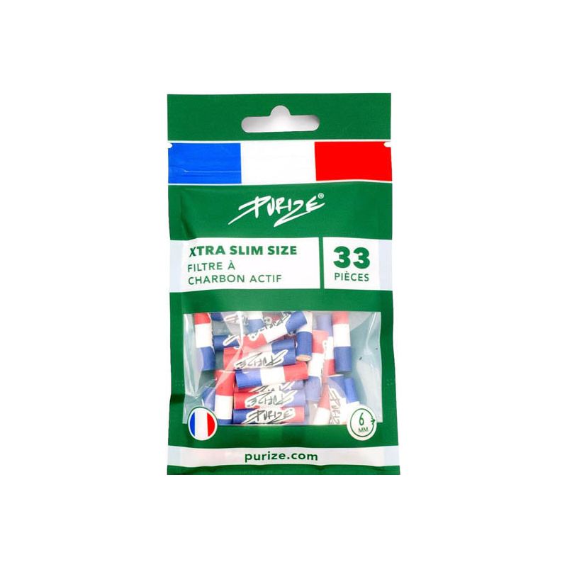 33 PURIZE® XTRA Slim Aktivkohlefilter